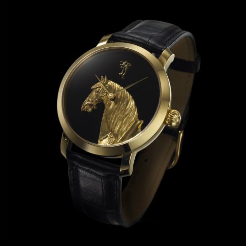 The Chinese Zodiac (Horse) Microcarving Wristwatch