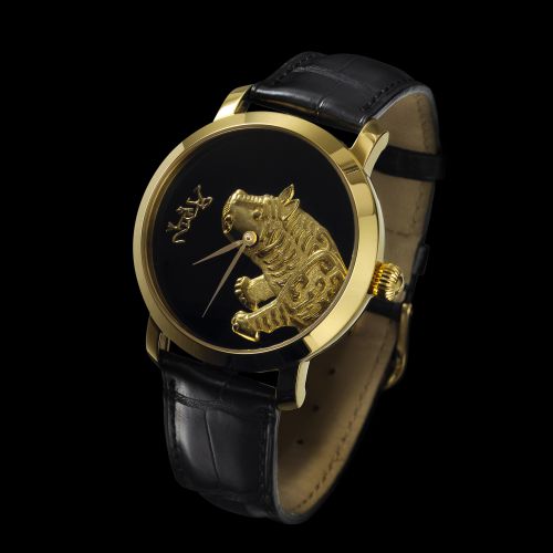 The Chinese Zodiac (Tiger) Microcarving Wristwatch