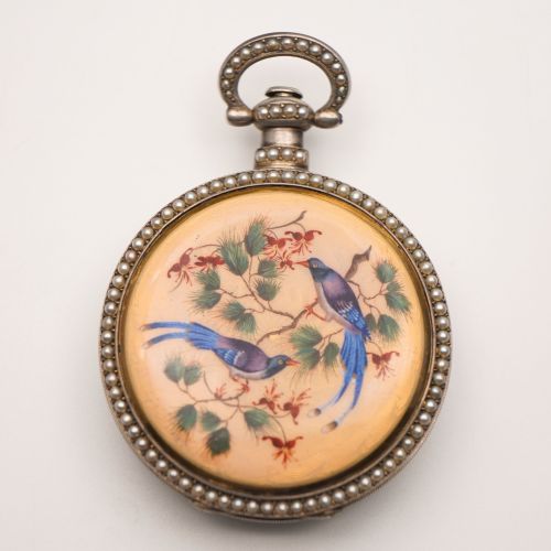 Bovet Chinese Market Enamel Pocket Watch