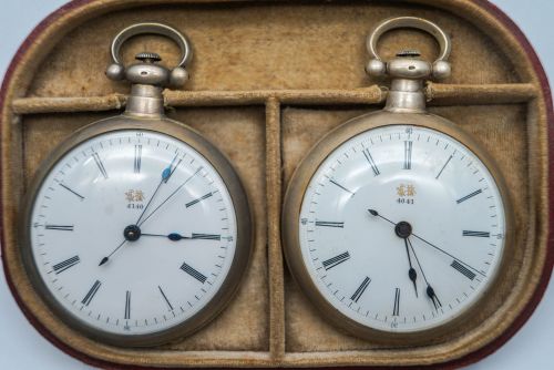 Pair of Chinese Market Pocket Watches