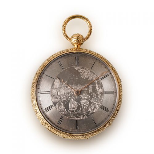 Gme.Hry Guye Aux Verrieres Pocket Watch with Quarter-repeating, Grande and Petite Sonnerie