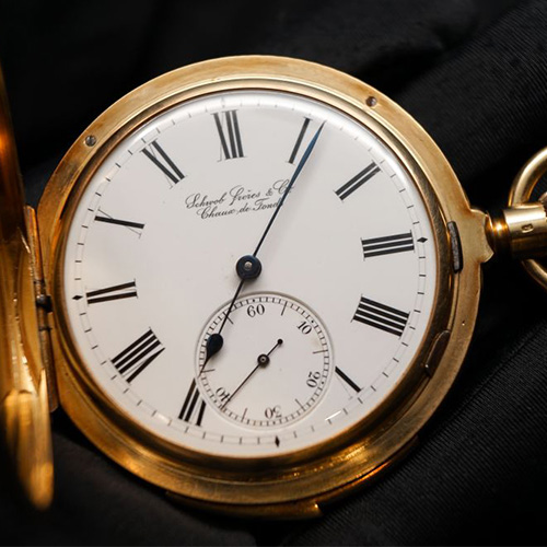 Schwob Frères & Co. Three Hammers Minute Repeater Pocket Watch