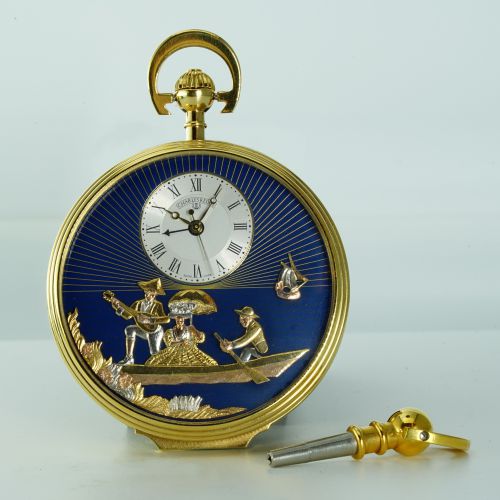 Charles Reuge Musical Pocket Watch with Automata