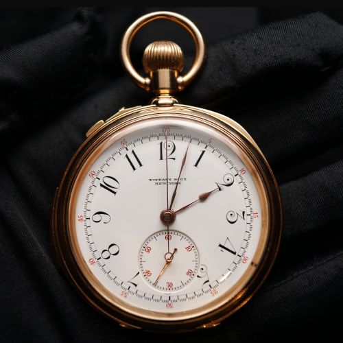Tiffany Minute Repeater and Split Seconds Pocket Watch