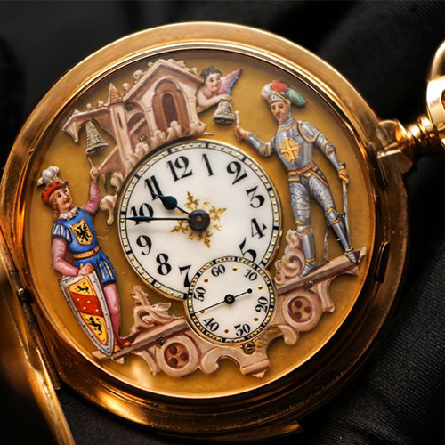 LeCoultre JACQUEMARTS三問活動人偶懷錶