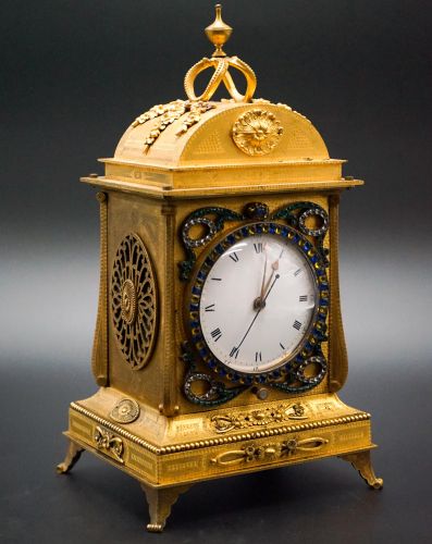 19世紀銅鎏金中國市場音樂座鐘