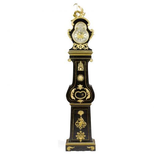 十八世纪法国鎏金年历座地钟